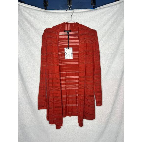 41 Hawthorn (S) Etelan Variegated Pointelle Stitch Open Cardigan - Stitch Fix - Picture 8 of 10